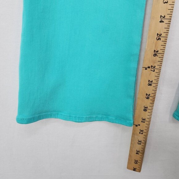 7 For All Mankind Women's Ultra High Rise Skinny Boot Jeans Size 26 Atlantis New - Picture 9 of 16